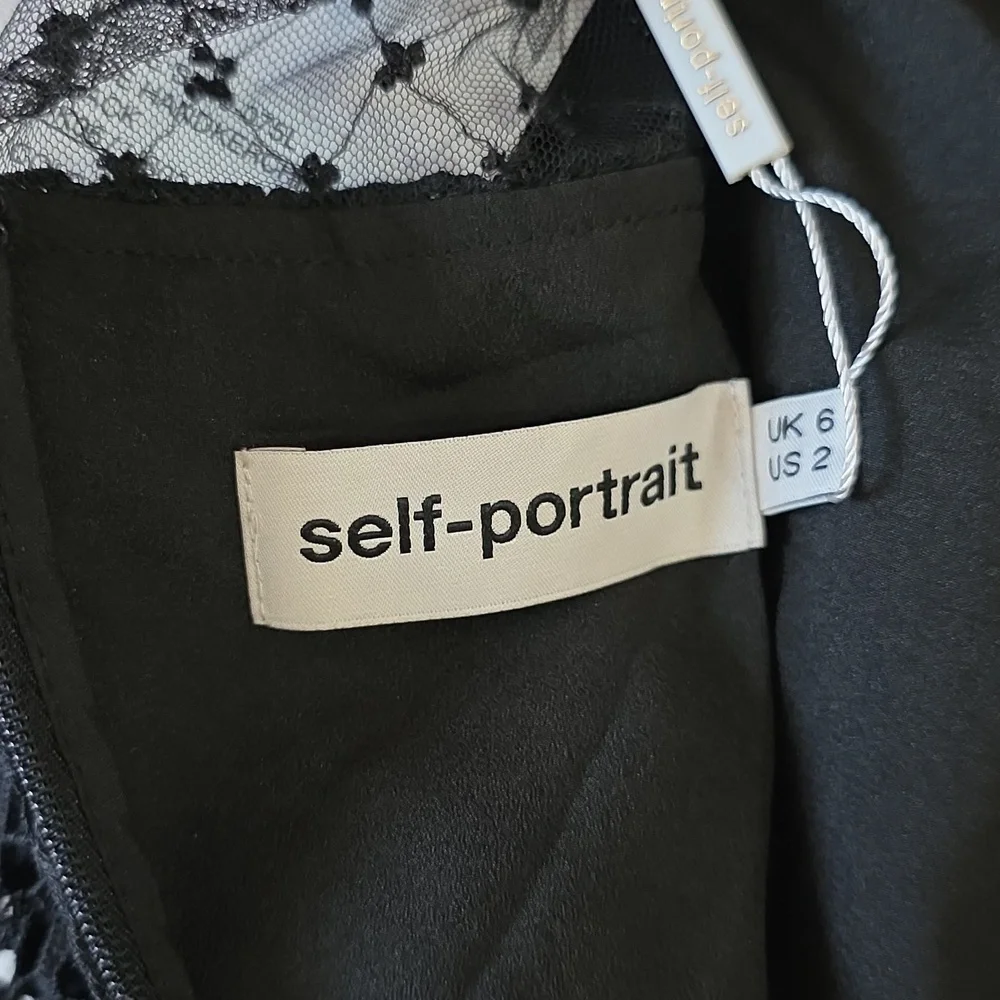 Self-Portrait Black Lace Blouse - Picture 9 of 9